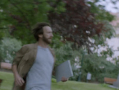 Petr Biederman v parku