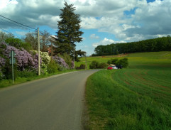 Příjezd ke Třešňovce