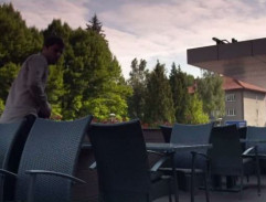 terasa hotela v Martine