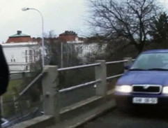 Místo nehody taxíku