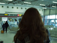 Simona na letišti
