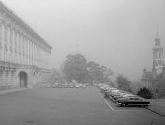 Před ministerstvem zahr. věcí