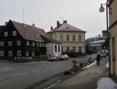 ulica v Krásnej Lípe