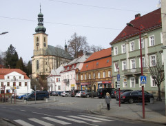 námestie v Krásnej Lípe