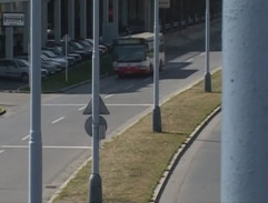 Průjezd autobusu
