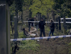 Mrtvá na hřbitově