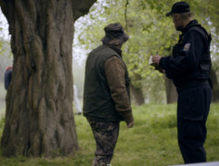 Rybář s policistou