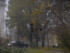 Příjezd k léčebně