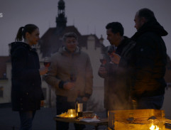 Grilovačka na střeše