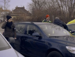 Příjezd na místo vraždy