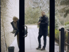 Vchod do pohřební služby