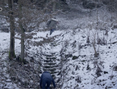 Schodiště domu v Jesenici