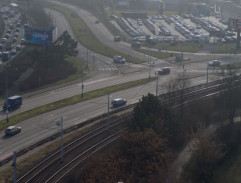 Křižovatka u kolejí