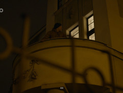 Balkón bytu lékárníka Šustra