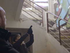 Schodiště s grafitti