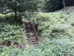 Schodiště domu v Jesenici