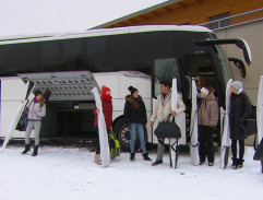 Biatlonová reprezentace před ubytováním