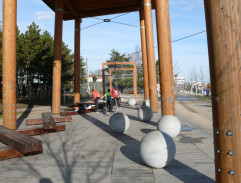 Přístřešek v parku