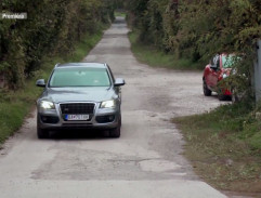 cesta pred autoservisom