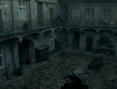 Dvůr pavlačového domu v Praze