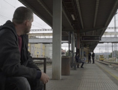 Policejní hlídka na nádraží