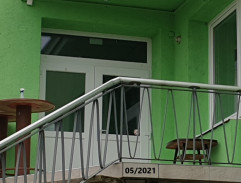 Josef Hlaváč na schodech