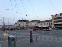 Nádraží z ptačí perspektivy