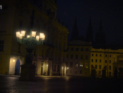 Kandelábr na Hradčanském náměstí