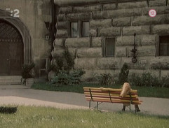 Katarína na lavičce