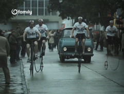 Cyklisté na výstavišti