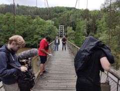 Lanový most Samopše