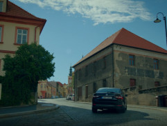 Příjezd do Slaného