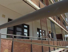 Jižní strana obydlí pro seniory