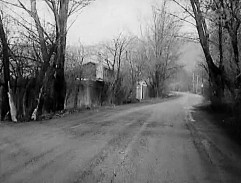 Příjezd ke kůlně