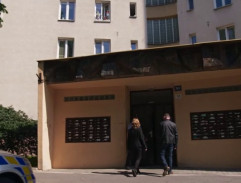 Před domem svědkyně