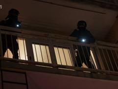 Zásahovka na balkoně