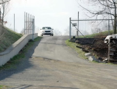 Příjezd na střelnici