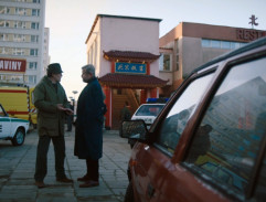 Před čínskou restaurací