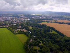 Letecký pohled na zoo