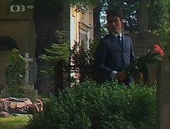 Vilém Nekolný na hřbitově