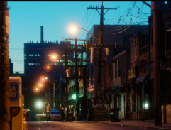 Alex s Rosie se procházejí po městě