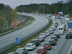Zácpa na dálnici