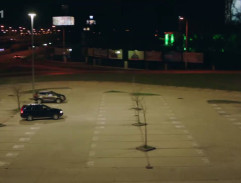 nočné parkovisko