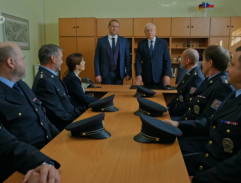 Kancelář šéfa klatovské kriminálky