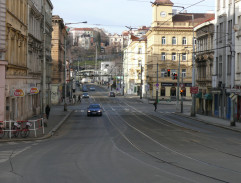 rušná křižovatka