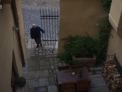 Zadní vchod hotelu Ebersbach