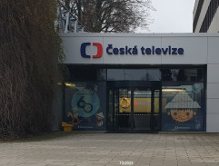 Vchod budovy ČT