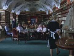 Rodinná porada v knihovně