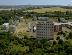 Letecký pohled na ghetto