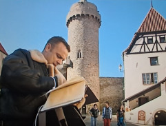 Na hradním nádvoří